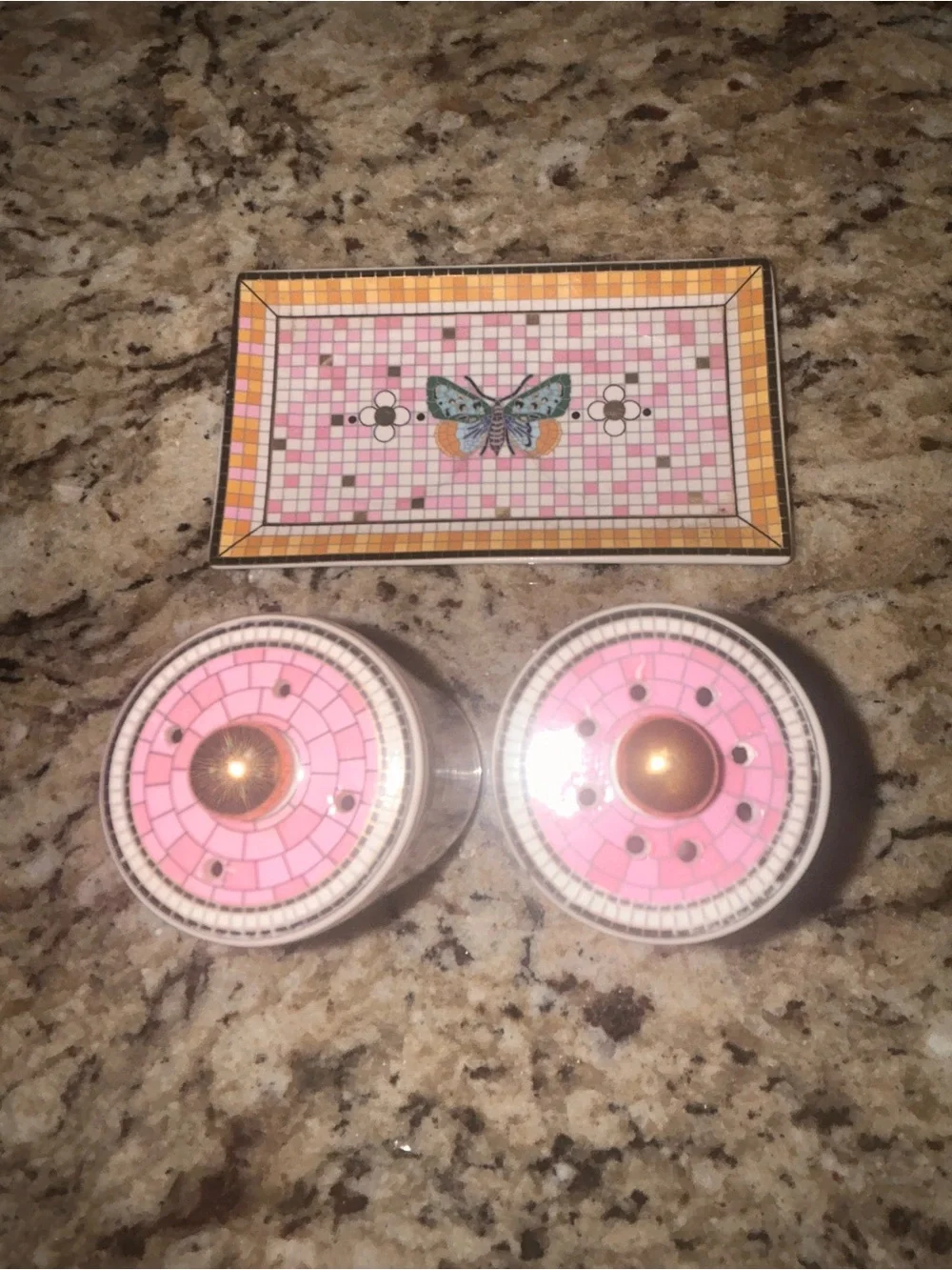 Anthropologie Garden Deco Salt & Pepper Set New